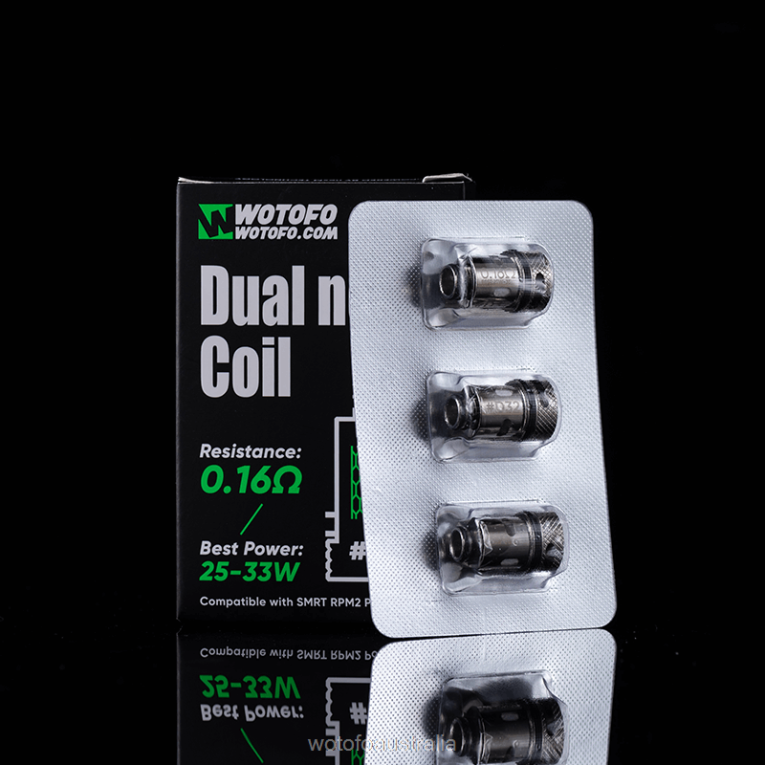 Wotofo SMRT RPM2 POD COIL D34 NET MESH 3PCS J8ZPFH384 - Wotofo Nicotine
