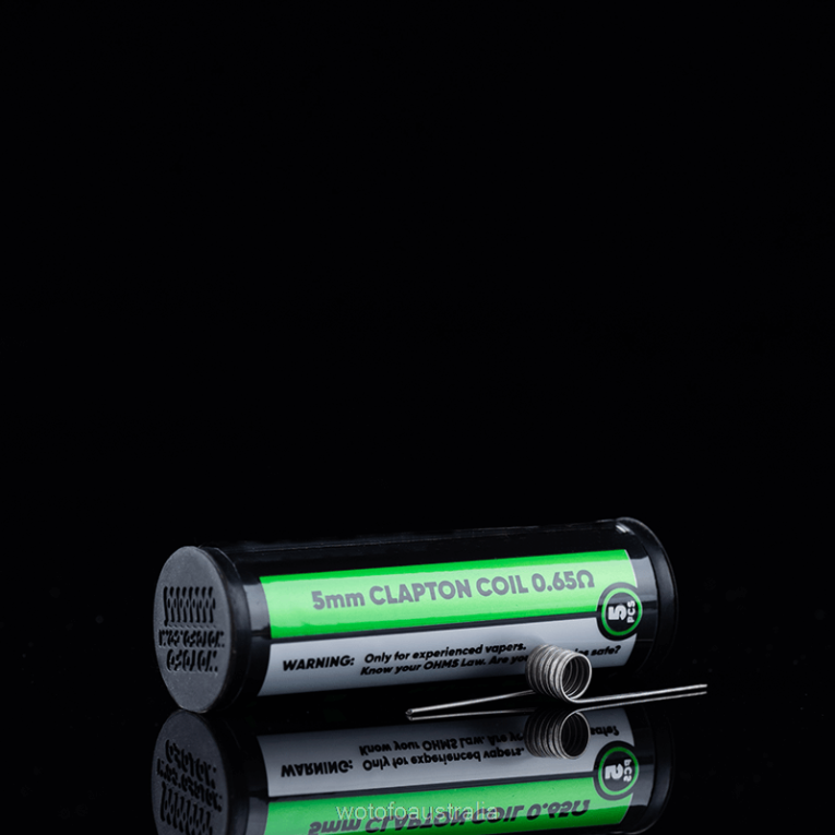 Wotofo ID PREBUILT COIL DUAL CORE FUSED CLAPTON 0.65OHM 5MM 5PCS J8ZPFH347 - Wotofo Disposable Vape