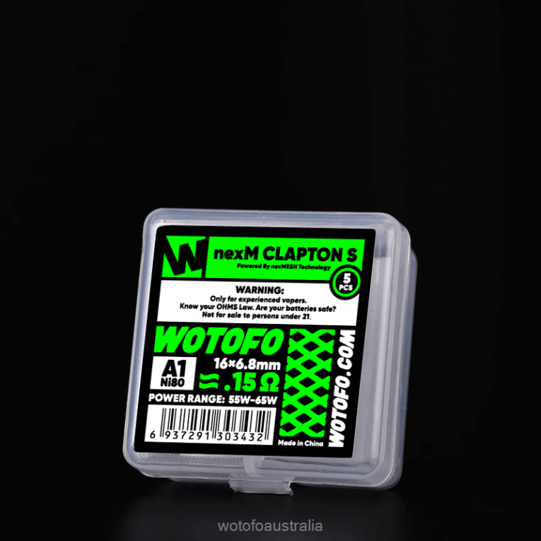 Wotofo NEXMESH MESH COIL NEXMESH CLAPTON S 5PCS J8ZPFH312 - Wotofo Sydney