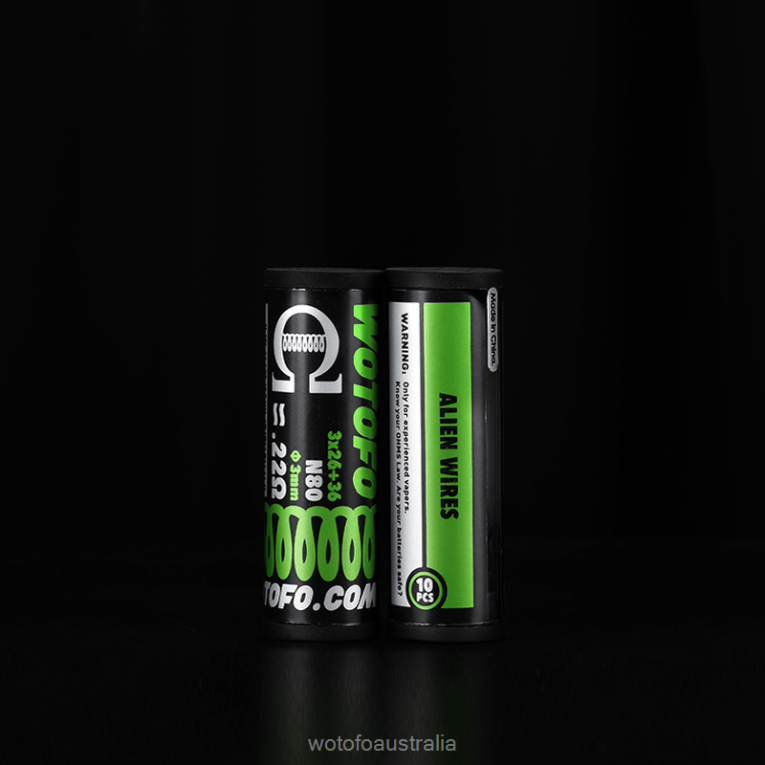 Wotofo PREBUILT COILS ALIEN WIRE 0.22 OHM 10PCS J8ZPFH329 - Wotofo Vape Review