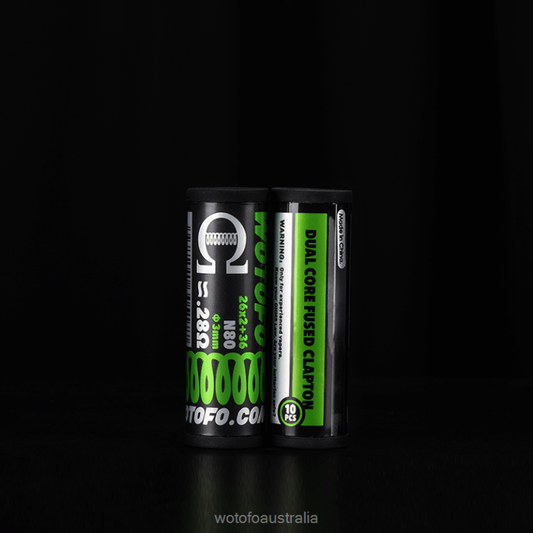Wotofo PREBUILT COILS DUAL CORE FUSED CLAPTON 0.28 OHM 10PCS J8ZPFH314 - Wotofo Nicotine