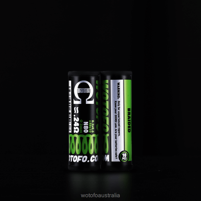 Wotofo PREBUILT COILS DUAL CORE FUSED CLAPTON 0.28 OHM 10PCS J8ZPFH314 - Wotofo Nicotine