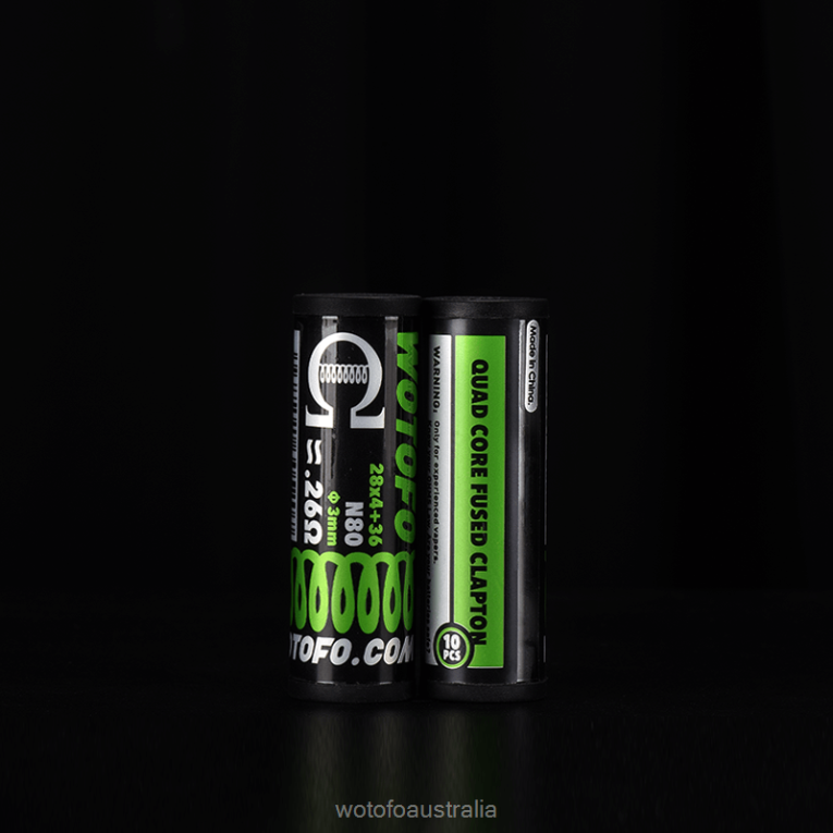 Wotofo PREBUILT COILS DUAL CORE FUSED CLAPTON 0.28 OHM 10PCS J8ZPFH314 - Wotofo Nicotine