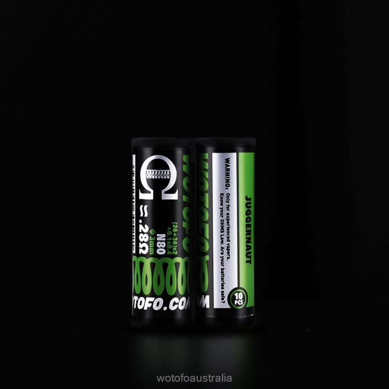 Wotofo PREBUILT COILS DUAL CORE FUSED CLAPTON 0.28 OHM 10PCS J8ZPFH314 - Wotofo Nicotine