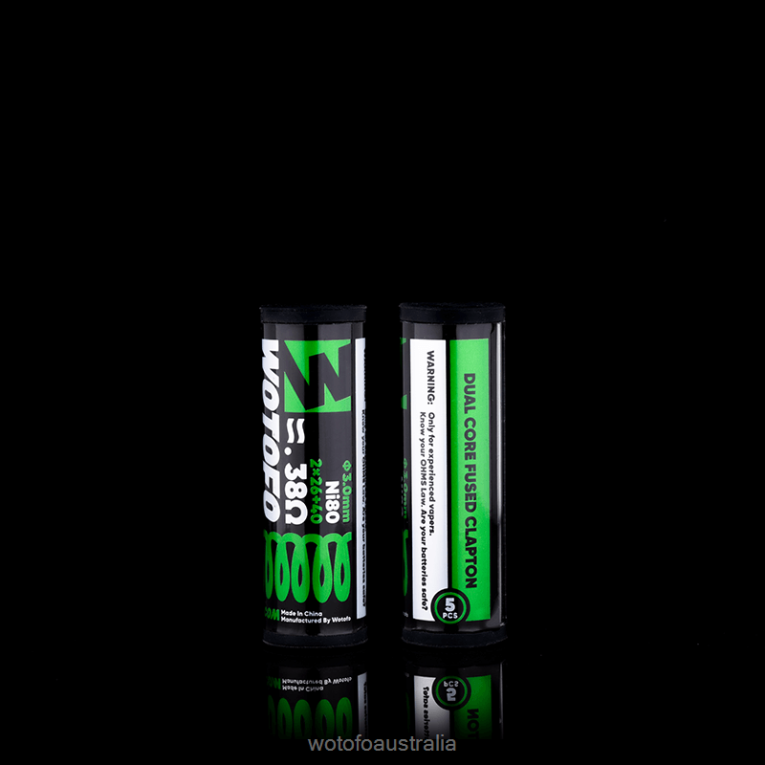 Wotofo PREBUILT COILS DUAL CORE FUSED CLAPTON 0.38 OHM 5PCS J8ZPFH325 - Wotofo Price