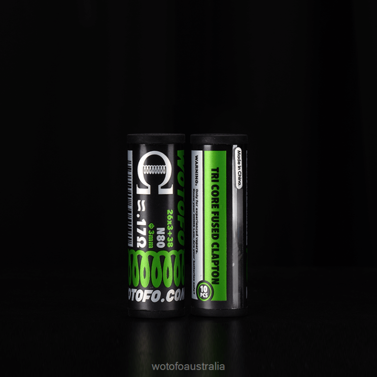 Wotofo PREBUILT COILS TRI CORE FUSED CLAPTON 10PCS J8ZPFH328 - Wotofo Shop Online