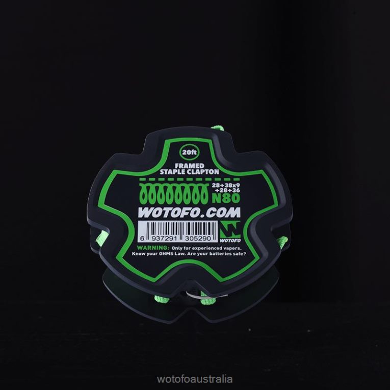 Wotofo PREBUILT WIRE SPOOL FRAMED STAPLE CLAPTON J8ZPFH359 - Wotofo Vape Review