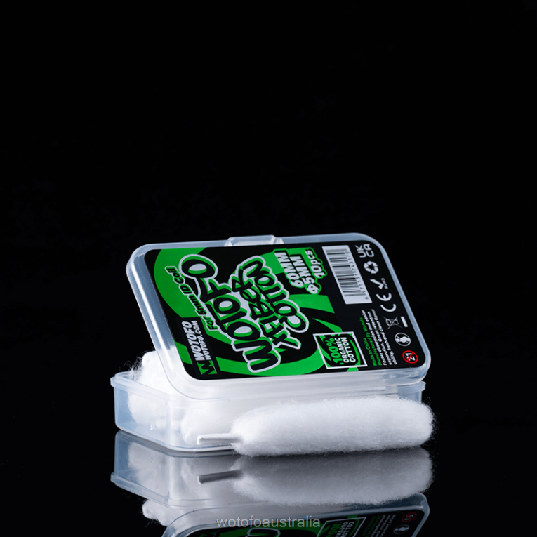 Wotofo XFIBER COTTON FOR ID COIL 5MM THICK 10PCS J8ZPFH348 - Wotofo Shop Online