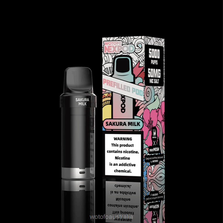 Wotofo NEXPOD REPLACEMENT POD CARAMEL TOBACCO 20MG J8ZPFH67 - Wotofo Disposable Vape