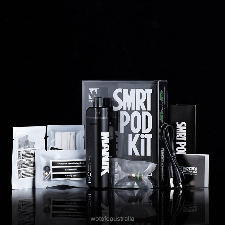 Wotofo SMRT POD KIT PNP KIT BLACK BLUE J8ZPFH17 - Wotofo Disposable Vape